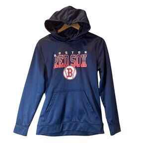 Boston Red Sox Athletic Tech Hoodie Sweatshirt Youth Boys Gen2 L 14 16